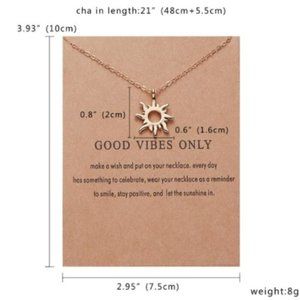 Good Vibes Only 18K Gold Dipped Necklace